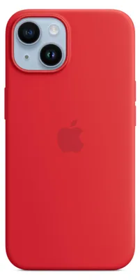 Image de Apple Coque en silicone avec MagSafe pour iPhone 14 - (PRODUCT)RED