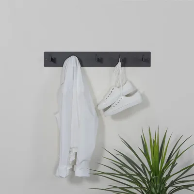 Produktbild von Spinder Wandgarderobe mit 5 Haken Leatherman Schwarz