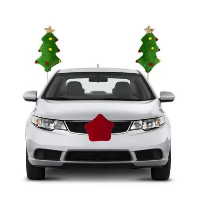 Image de Décoration Voiture Sapin De Noël Étoile Pour Voiture Décoration De Noël