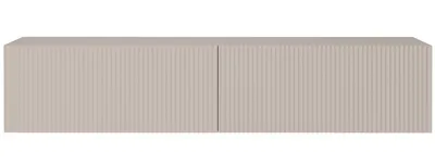 Produktbild von Selsey VELDIO - TV-Möbel 140 cm graubeige mit gefräster Front