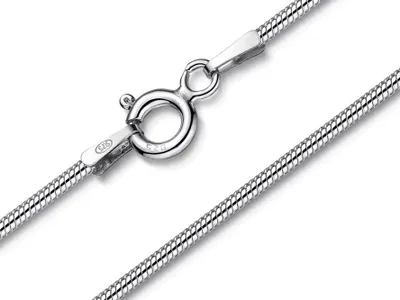 Produktbild von SILBERKETTEN STORE Schlangenkette 1,2mm - 925 Silber - 110cm