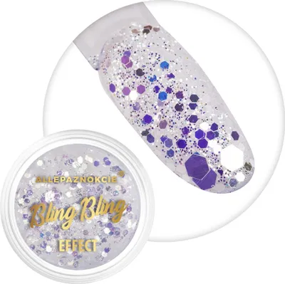 Obrázek produktu pro Bling Bling Effect Nail Powder Allepaznokcie 1 g č. 02