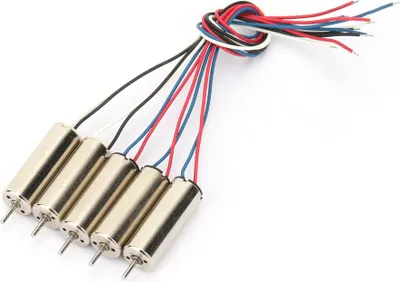 Produktbild von 5 Stück Hochgeschwindigkeits-Kernlose 4-Achs-Motoren mit großer Torsion, 24000 U/min, starker DIY-Flugzeugmotor