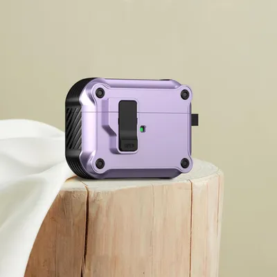 Produktbild von Mobigear Armor Clip  Apple AirPods Pro 3 Hülle - Lila