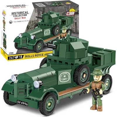 Obrázok produktu pre COBI 2988 Great War Rolls Royce obrnené vozidlo 1:35, 267 k, 1 f