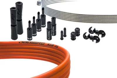 Produktbild von JAGWIRE Mountain Pro Brake Kit PCK406 Bremszug Set Aussenhülle Innenzug Orange