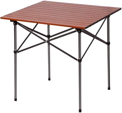 Obrázek produktu pro Skládací campingový stůl Unyqoos® s lehkou hliníkovou deskou, rozměry (rozložený): 70 x 70 x 67 cm, hmotnost: 4,3 kg, nosnost: 30 kg