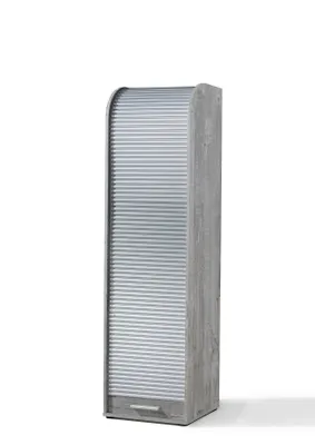 Produktbild von Rolloschrank 759 Beton Silber B H T 45 x 164 x 40 cm
