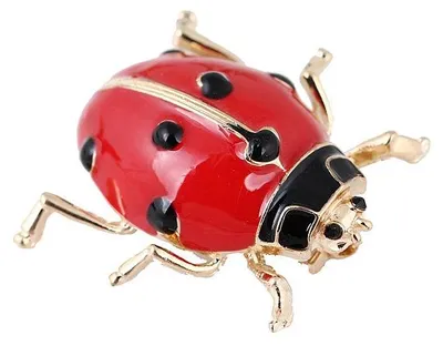 Produktbild von Vintage Strass Tier-Brosche Damen Anstecknadel Pin Schal-Clip Mode Party Schmuck Accessoire - Metallfinish: Roségold glänzend