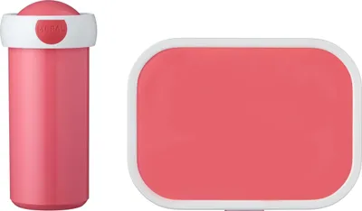Produktbild von Mepal - Campus Pausenset - Lunchset mit Verschlussbecher und Brotdose - rose