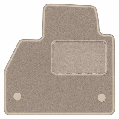 Image de Tapis conducteur en moquette pour Mercedes Citan 2012- (ludospace) – 1 pièce, beige, sur mesure – Wielganizator LUX – version W0909