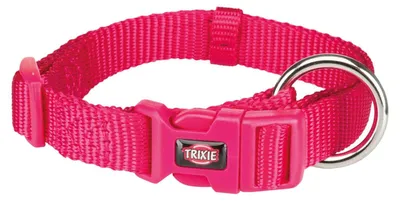 Produktbild von TRIXIE Premium Halsband, S–M: 30–45 cm / 15 mm, fuchsia