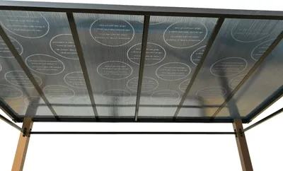 Produktbild von Leco Polycarbonat-Dachplatten-Set für "Luxus-Grillpavillon"