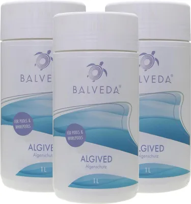 Produktbild von BALVEDA ALGIVED Algenschutz schaumfrei & Sauerstoff-Aktivator 3x 1 L