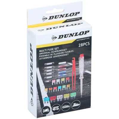 Produktbild von Dunlop - Sicherungskit + Spannungsprüfer 28 teiliges Set  mit Werkzeug