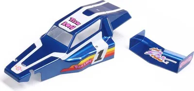 Produktbild von Losi Body & Wing, Blue: Mini JRX2