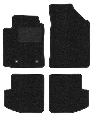 Obrázok produktu pre Velúrové autokoberce pre: Toyota Yaris I 1999-2005 (3dv.) – sada 4 ks, antracitové, na mieru – Wielganizator ANTHRA