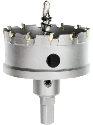 Produktbild von Lochsäge Hartmetall TCT Bohrer für Metall Edelstahl Eisen Holz Kunststoff 70mm
