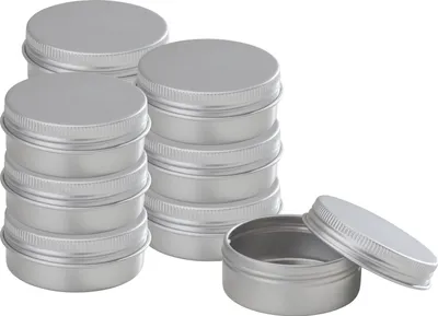 Produktbild von VBS Cremedose "Rund" mit Schraubdeckel, Aluminium 20 ml, 10 Stück