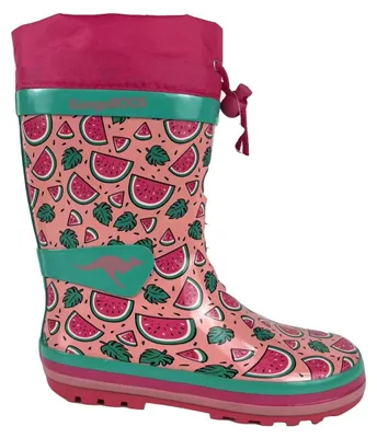 Produktbild von Kangaroos Mädchen K-summerrain Gummistiefel, Daisy Pink Melon, 24 EU