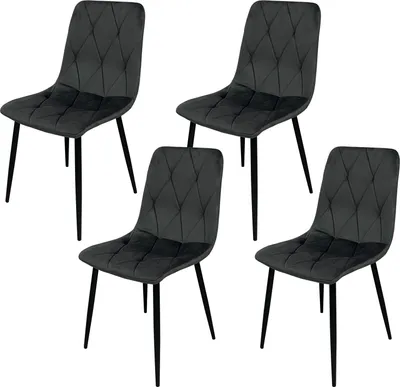 Produktbild von Esszimmerstuhl Mesa Eco Samt Grau