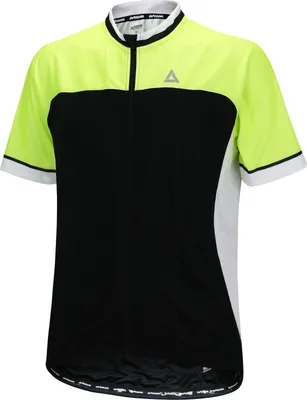 Produktbild von Airtracks Herren Fahrradtrikot Kurzarm Pro T II / Schwarz-Neon-XL / atmungsaktives Radtrikot - Jersey mit Quick Dry & Anti-UV