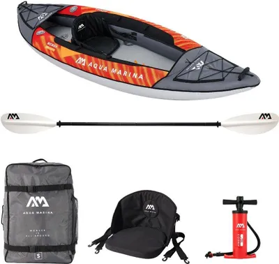 Image de Aqua Marina Inflatable Memba 330 Kayak Canoë Kayak de randonnée Bateau 1 SET