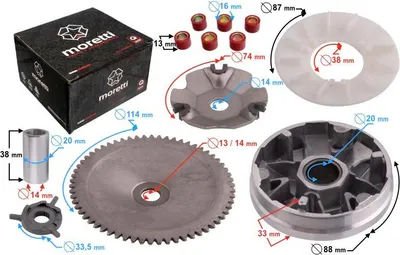 Immagine prodotto di Variatore Moretti per scooter Huragan 5