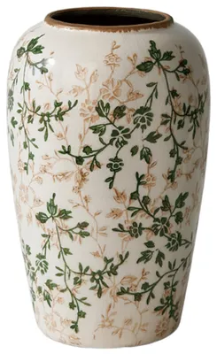 Zdjęcie produktu dla Solidchoice - Elegancka ceramiczna waza w stylu vintage, idealna do kwiatów