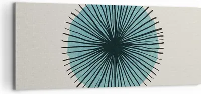 Produktbild von Bild auf Leinwand - Leinwandbild - Einteilig - Auge Abstraktion Modern - 100x40cm - Wand Bild - Wanddeko - Wandbilder - Leinwanddruck - Bilder - Wanddekoration - Leinwand bilder - AB100x40-4224
