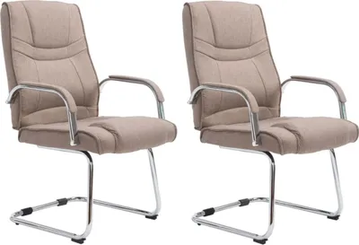 Produktbild von 2er Set Stühle Attila Stoff taupe