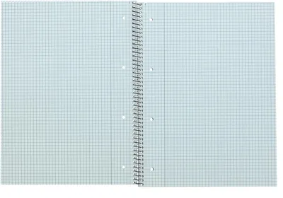 Produktbild von Landré Collegeblock Work, DIN A4+, kariert, 80 Blatt, Rand links, 70g/qm, holzfrei, 4-fach Lochung, Microperforation