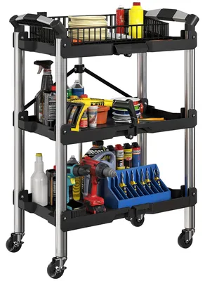 Produktbild von Rollwagen, Trolley Werkstatt, Kunststoff Legierungsstahl
