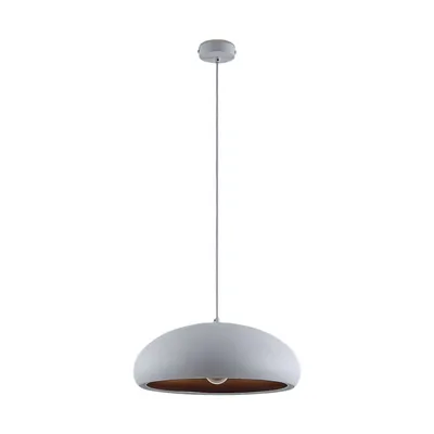 Produktbild von Lindby Pendellampe Gerwina, weiß/gold, Metall, 40 cm, E27