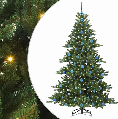 Immagine prodotto di Albero di Natale Artificiale con Rami Pieghevoli Verde 210 cm