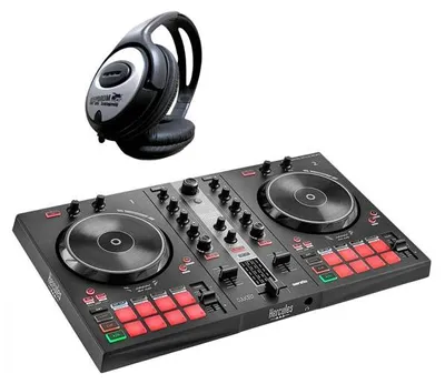 Produktbild von Hercules DJ Control Inpulse 300 MK2 mit Kopfhörer