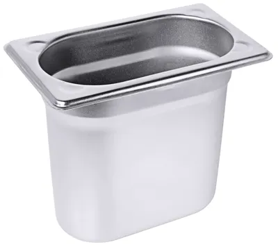 Produktbild von GN-Behälter, Gastronormbehälter, Edelstahl, GN 1/9, verschiedene Größen wählbar : GN 1/9, 150 mm Variante: GN 1/9, 150 mm