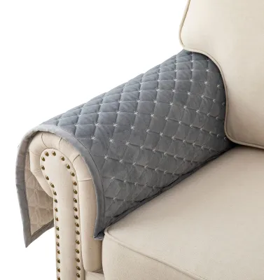 Sofaüberzug Antirutsch hellgrau 75x64 cm 1 Stück
