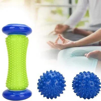 Produktbild von Famanu Fußmassagegerät mit Heizfunktion - Blau
