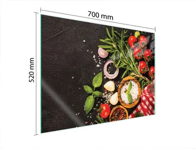 Produktbild von Glas-Schutzplatte Für Herd 70X52 Lebensmittel