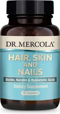 Zdjęcie produktu dla Dr. Mercola włosy, skóra, paznokcie 30 kapsułek 6483