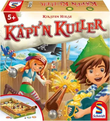 Immagine prodotto di Schmidt Spiele Käptn Kuller, Kinderspiele, Kinderspiel, Kinder Spiel, Kegelspiel, 40611