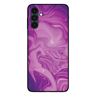 Produktbild von Smartphonica Handytasche für Samsung Galaxy A04s mit Marmordruck - TPU Rückseite Fall Marmor Design - Lila