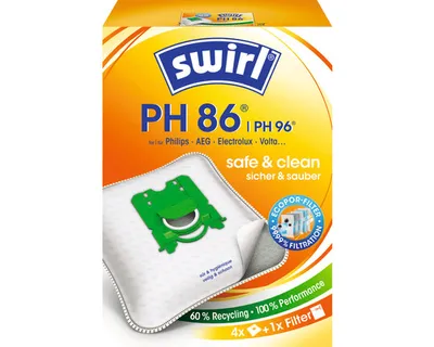 Obrázok produktu pre Swirl PH 86, Oranžová, Biela, Philips, AEG, Electrolux, Volta, Box, 172 mm, 236 mm, 76 mm