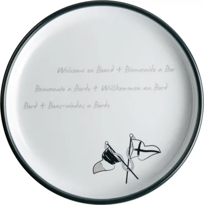 Obrázok produktu pre Dezertný tanier, 21 cm - Welcome On Board, jednoduchý