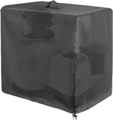 Produktbild von Abdeckung für Poolpumpe, 66x62x72cm, Sandfilteranlage, Schwarz