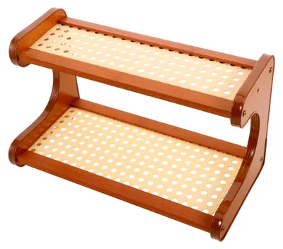 Produktbild von Mehrschichtiges Organizer-Regal aus Naturholz für den Schreibtisch