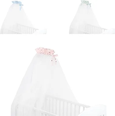Produktbild von Kikkaboo Babybetthimmel Bear with me 200 x 500 cm, Baldachin, Insektenschutz rosa
