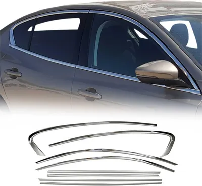 Obrázek produktu pro Okenní lišty pro Ford Focus notchback 2018-2025 nerezová ocel 8ks