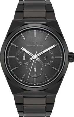 Produktbild von Rhodenwald   Söhne Armband-Uhr Cooledge Schwarz Edelstahl Schwarz 10010218